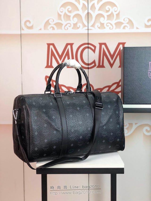 MCM旅行包 原單 6022 MCMTraveler Visetos 週末旅行包 Visetos印花塗層帆布 經典款MCM旅行袋  mdmc1406